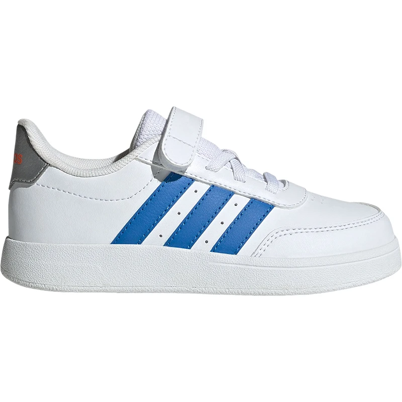 Adidas, auténticas, recién llegadas, zapatillas informales duraderas minimalistas con gancho y bucle para niños JI0963