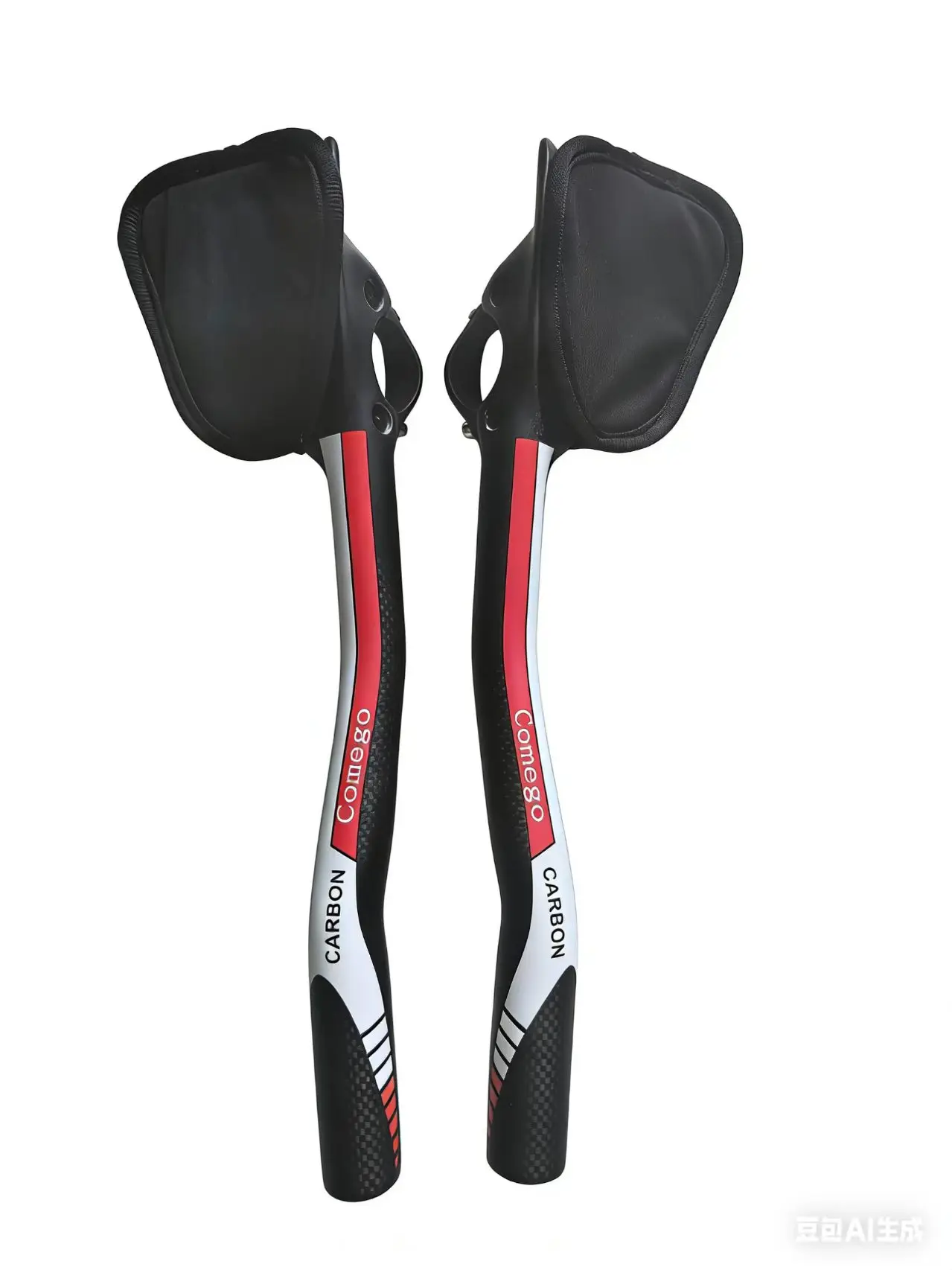 comego Full Carbon Fiber Bicycle Rest Put Handlebar Aero Carbon TT Handlebar Bike Handle Bars 3K carbon red