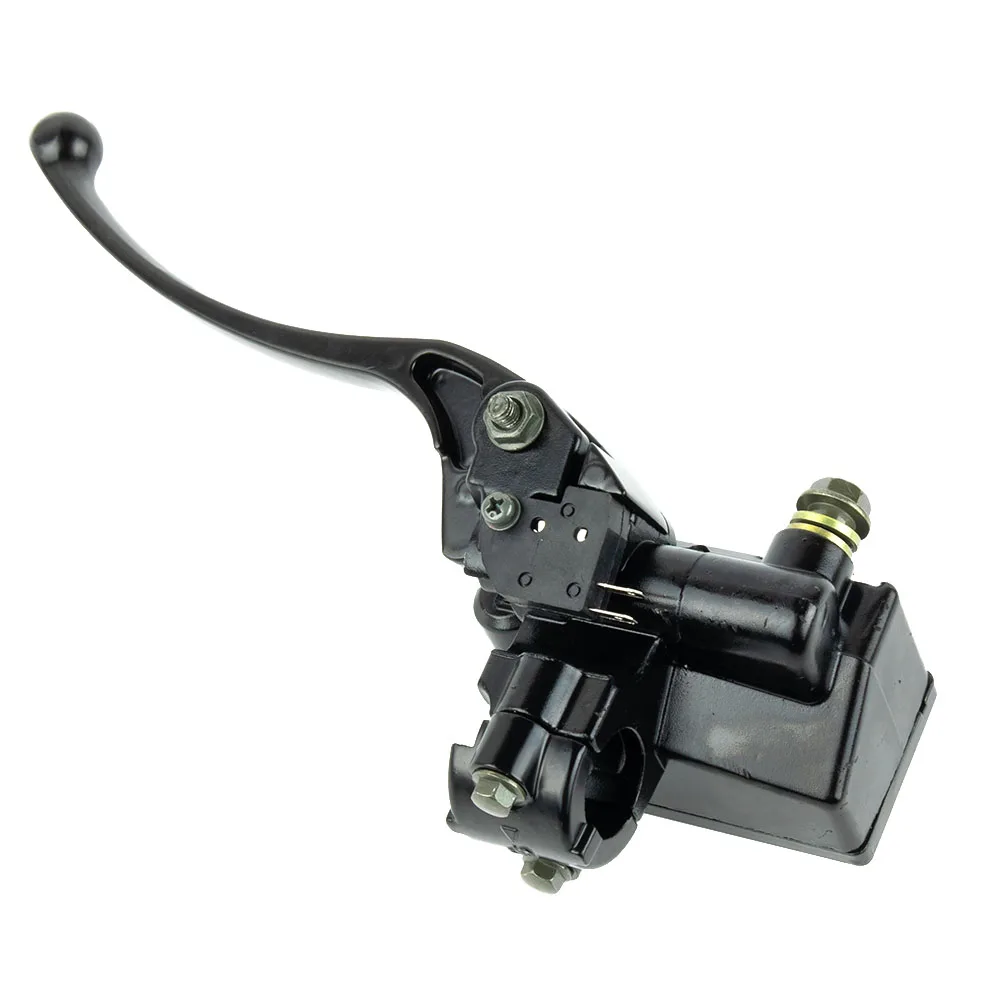 Black Brake Cylinder For Honda Lever Motorcycle Aluminum 7/8