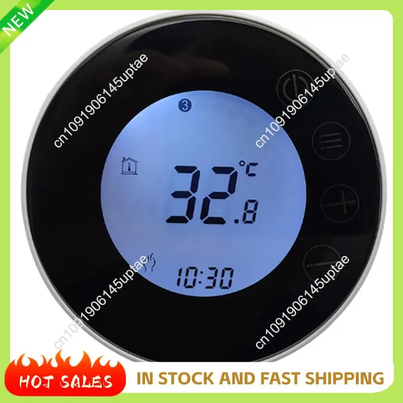 Régulateur de température de Thermostat d'intérieur rond Wifi N88R Tuya équipé d'une Application d'application intelligente