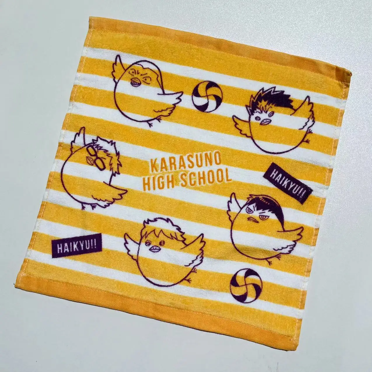 

Anime Haikyuu!! Cosplay Soft Water Absorption Facial Cleansing Tissue Facecloth Pure Cotton Hand Towel Send Birthday Xmas Gift