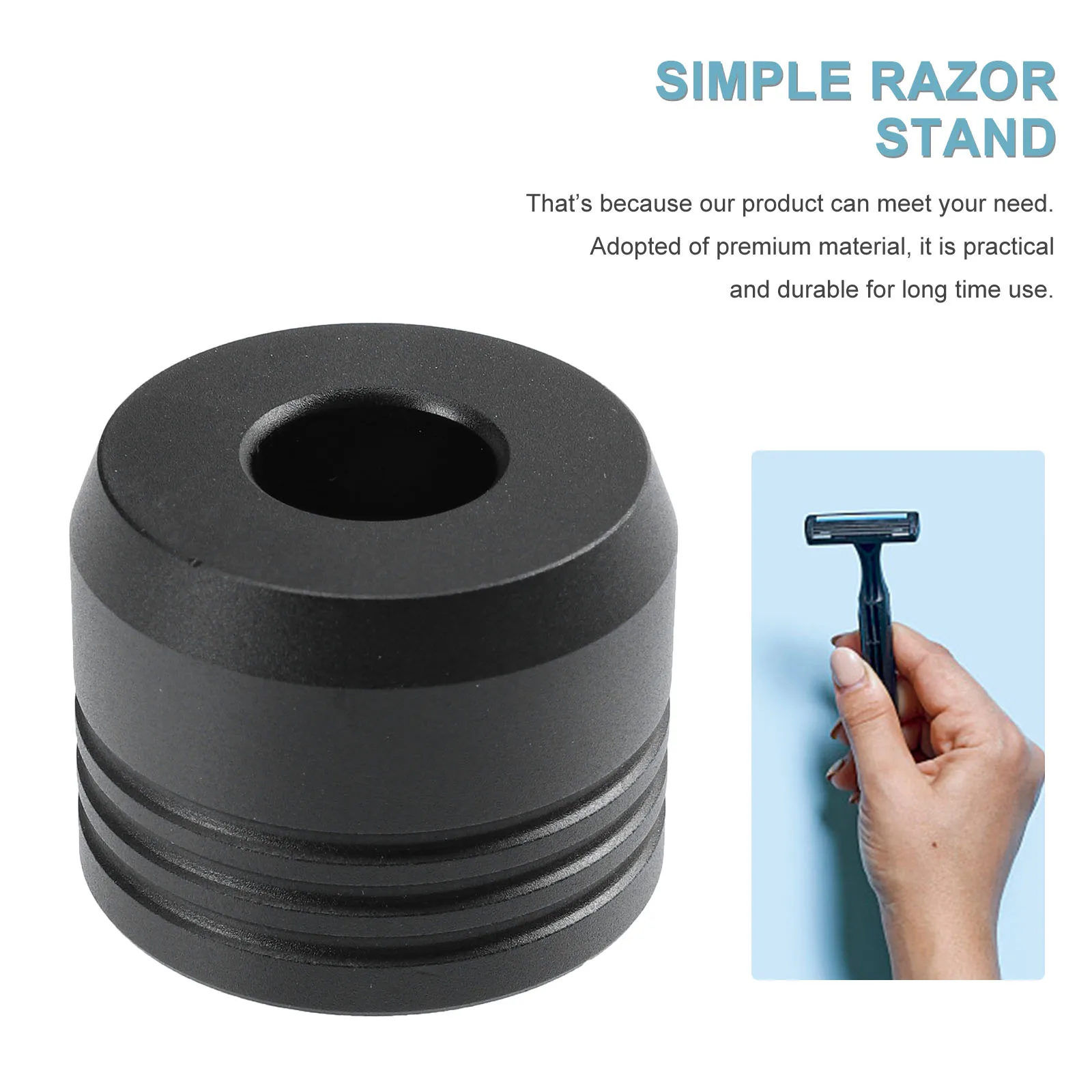 

Razor Holder Convenient Base Home Use Storage for Aluminum Alloy Stable Small Desktop Simple Stand