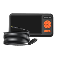 Industrial Endoscope Camera 4.3inch IPS Screen 7.5/5.5mm Dual Lens IP67 Waterproof Inspection Borescope for Pipe Car Repair