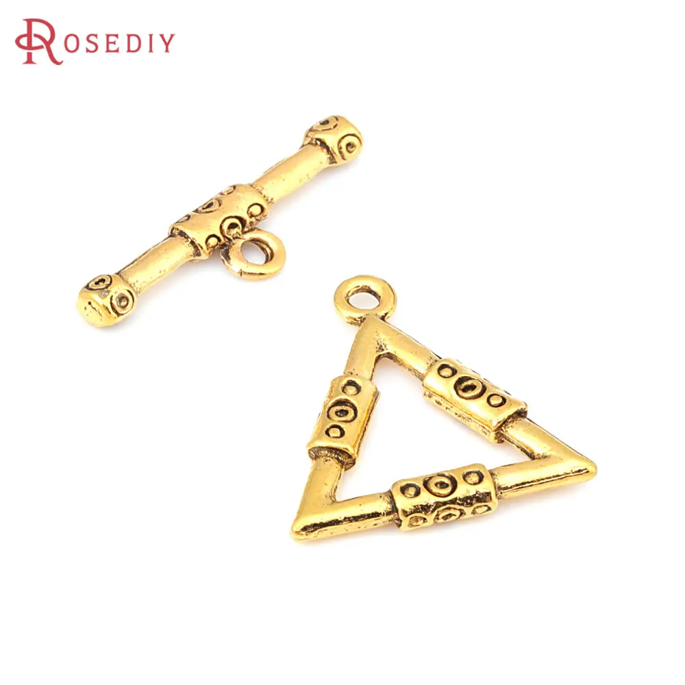 Antique Bronze Antique Silver Vintage Style Zinc Alloy O Toggle Clasps Bracelets Clasps Diy Jewelry Making Supplies Accessories