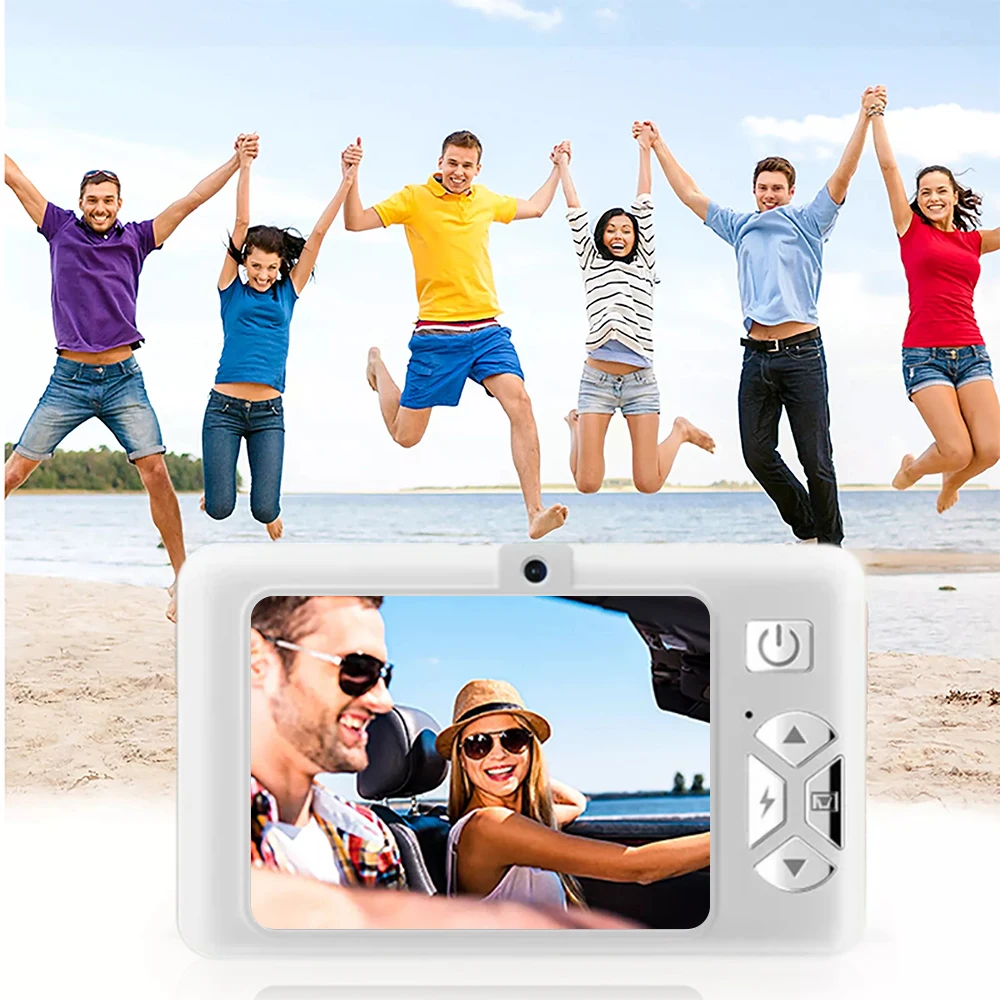 4K Digitalkamera IPS HD 50MP CCD-Kamera 2,4" Autofokus Vlogging Studenten-Camcorder 8X Dual-Kamera und LED-Blitz Video-Foto-Aufnahme – Detail 14