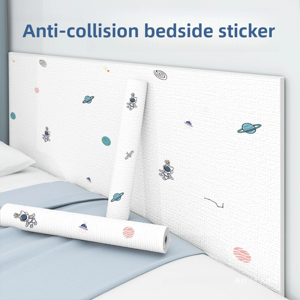 Baby Safety Autoadhesivo Wall Padding, 3D Espuma Soft Corner Protector for Crib Bed Toddler Room Impermeable DIY Easy Install