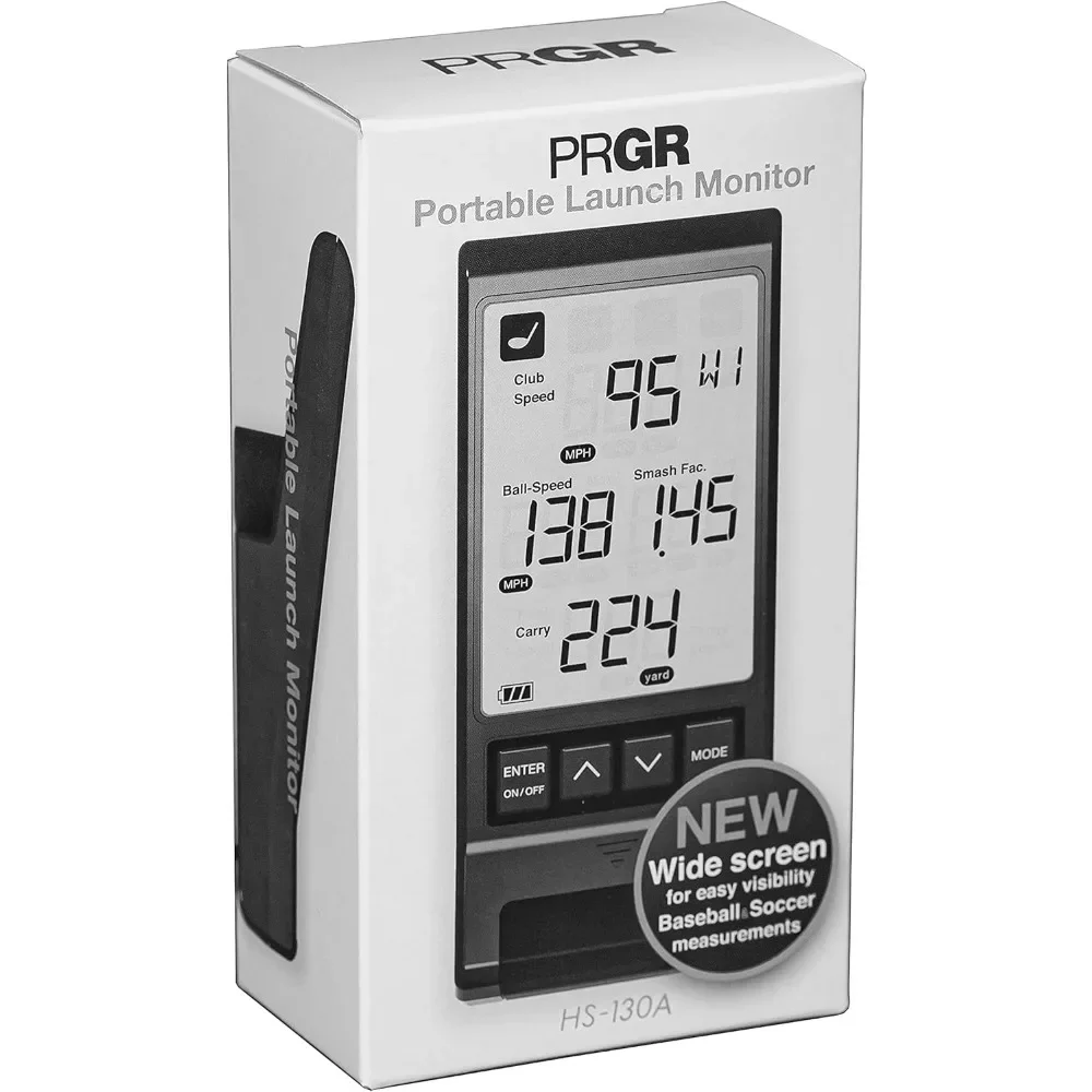 New. black Pocket Launch Monitor HS-130A (neues Modell 2021)