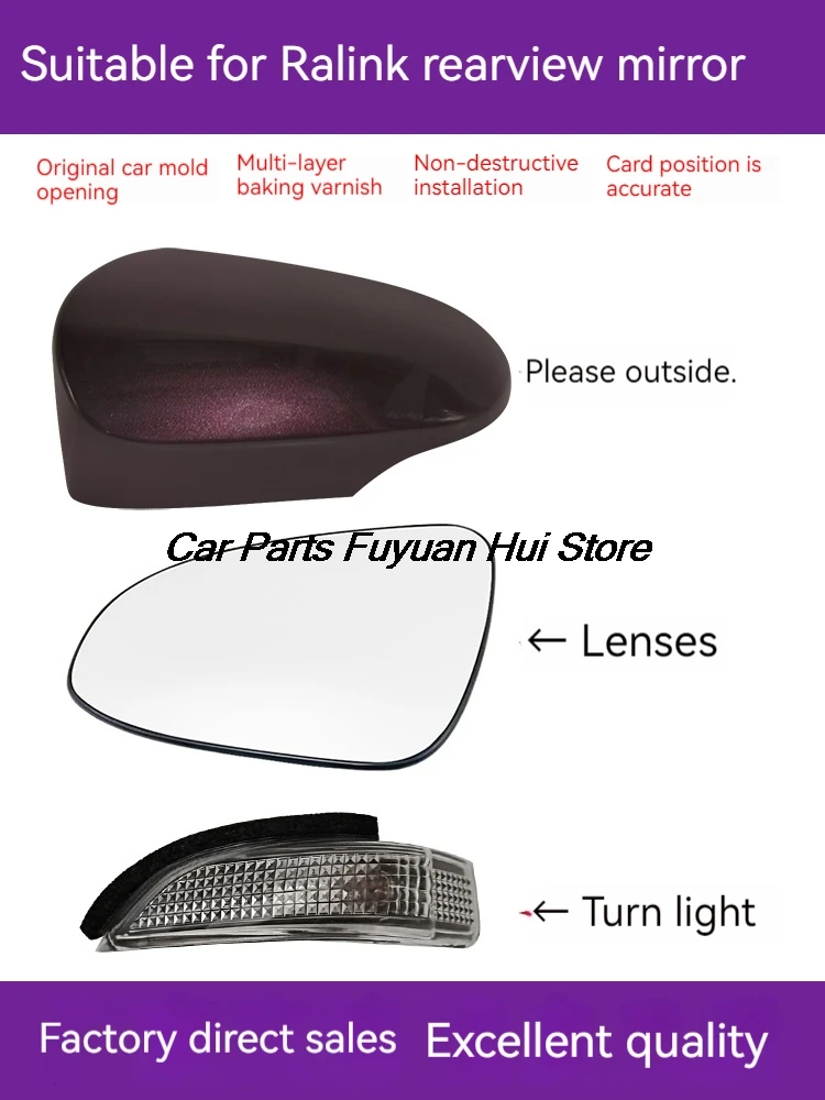 For Toyota Levin 2014-2018 Car Accessories Rearview Mirrors Cover Rear View Mirror Shell Housing Color Painted