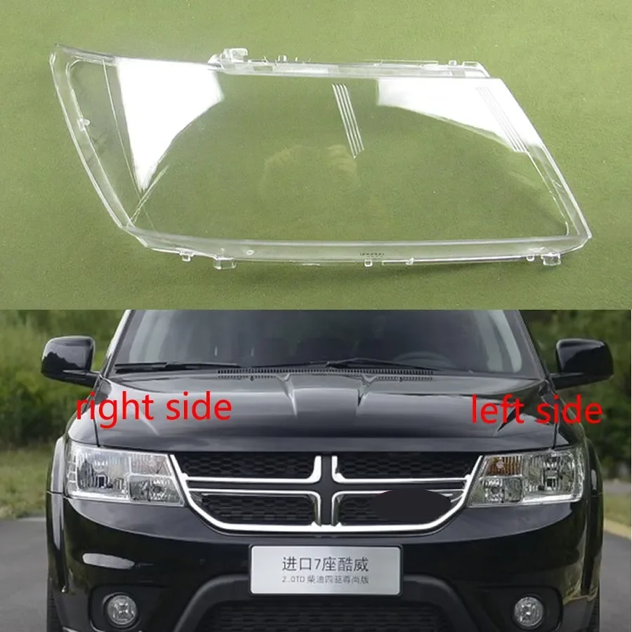 

Headlight Cover Transparent Lens Headlamp Shell Lamp Shade Plexiglass For Dodge Journey 2009 2010 2011 2012 2013 2014 2015