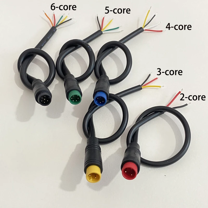 M6 M8 2/3/4/5/6-poliger Julet Stecker/Buchse Elektro-E-Bike Verbindungsstecker Kabel Signal Sensor Wasserdichter Roller-Kabelverbinder – Detail 10