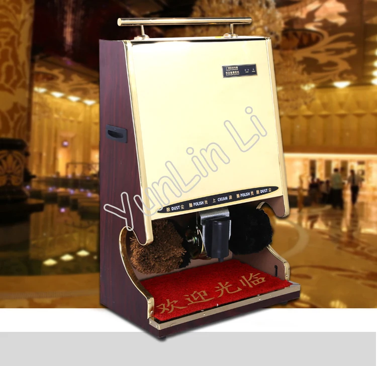 معدات تلميع الأحذية آلة تنظيف النعال آلة تلميع الأحذية التعريفي التلقائي آلة تنظيف الفنادق SF-40