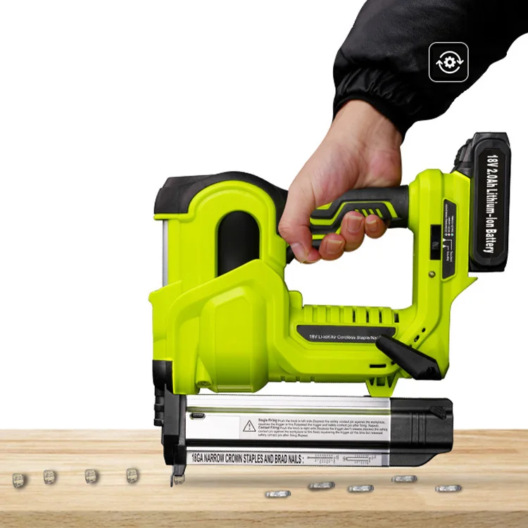 Wholesale High Speed Wear-resistance Nailer Cordless Air Stapler Lightweight Pneumatic Tool Straight Air Stapler Gun For Wood