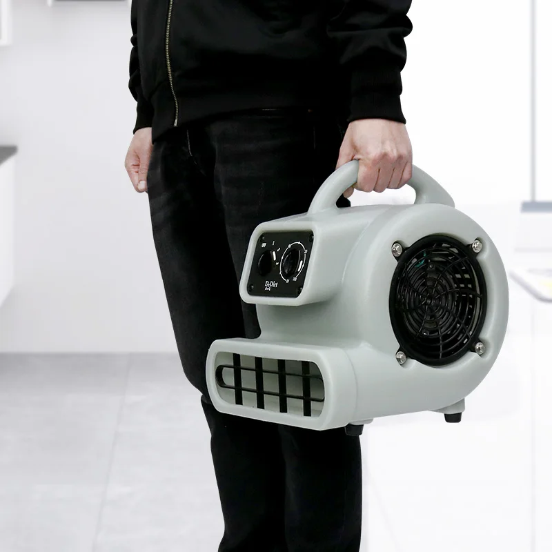 Portable Compact Small Janitorial Floor Blower Fan Carpet Dryer Cooling Ventilation Air Mover with Timer Carpet Drying Machine