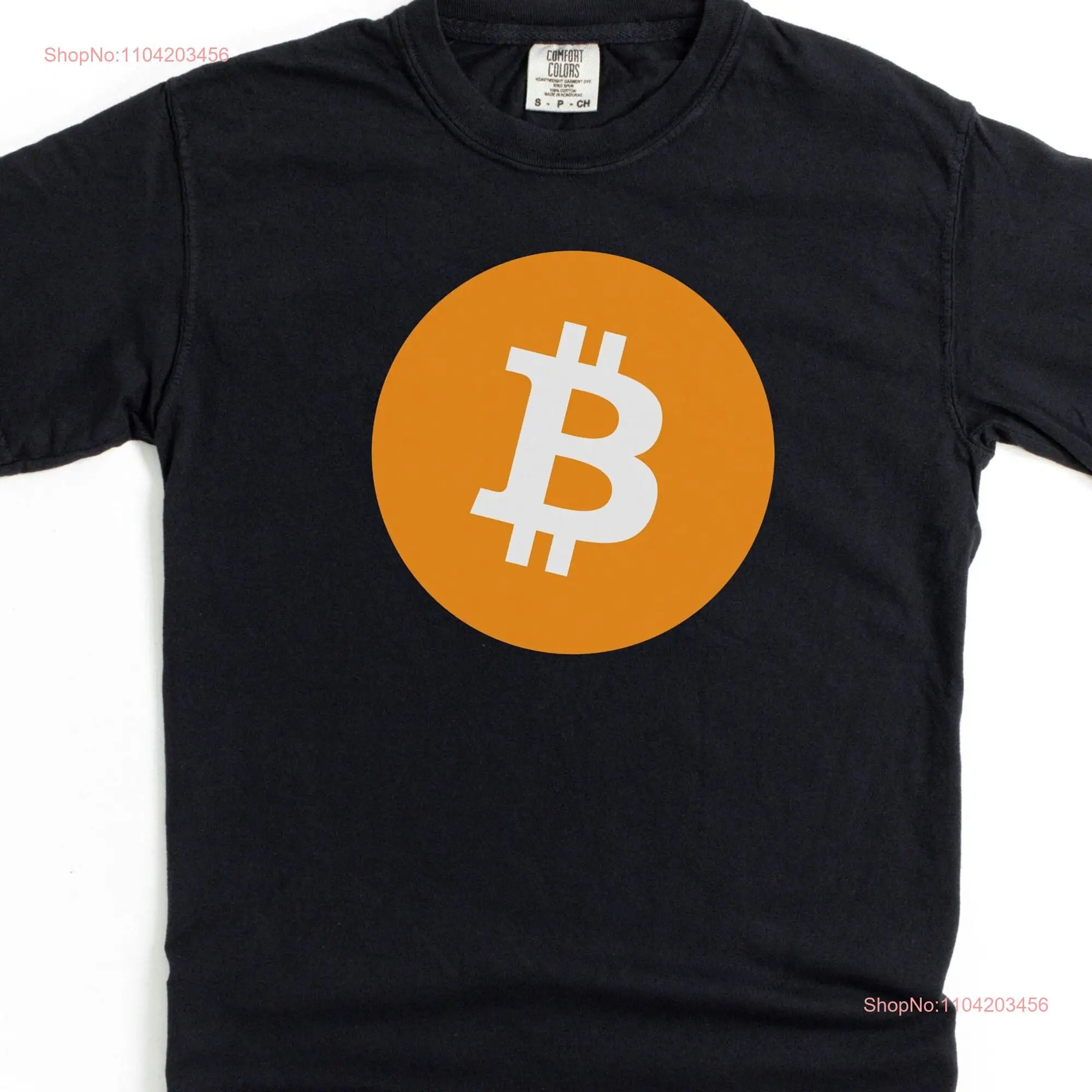 Bitcoin Crypto Oversized T shirt Bull Market Loose FiT Money Digital Wealth Crewneck Currency Top long or short sleeves