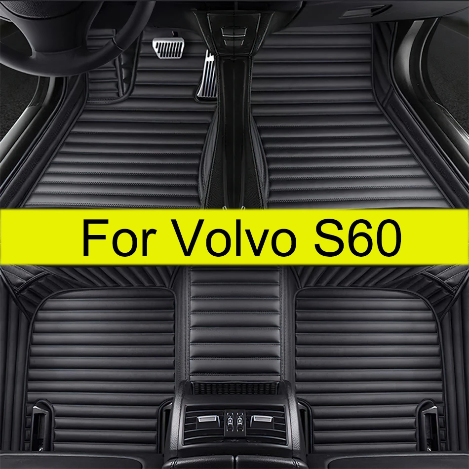 Car Floor Mats For Volvo S60 (S60L) 2014 2015 2016 2017 2018 2019 2020 2021 2022 Custom Auto Foot Pads Interior Accessories