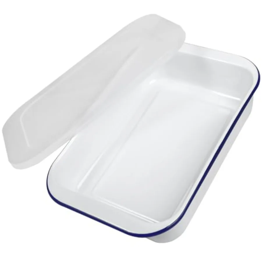 

Эмалированная стальная форма для запекания с крышкой, прямоугольная, для лазаньи и других блюд