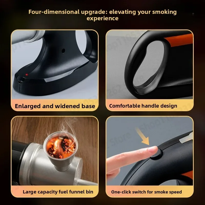 Smoke Infuser Machine for Food and Cocktails, Multifunctional BubbleSmokeGeneratorforMolecularGastronomyKitchen Bar Smoking Tool