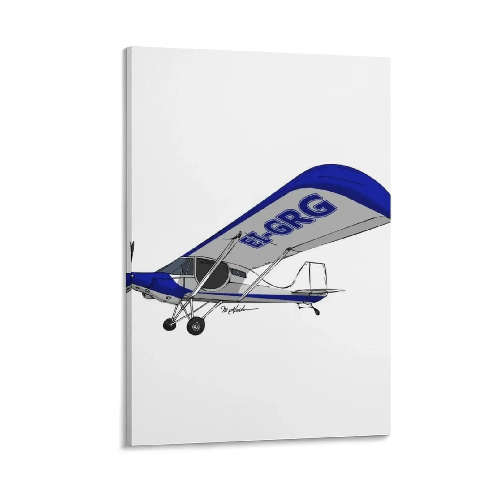 

Finbarr Ultralight Aircraft EI-GRG Canvas Painting home decorations room decoration accessories decorative items for home