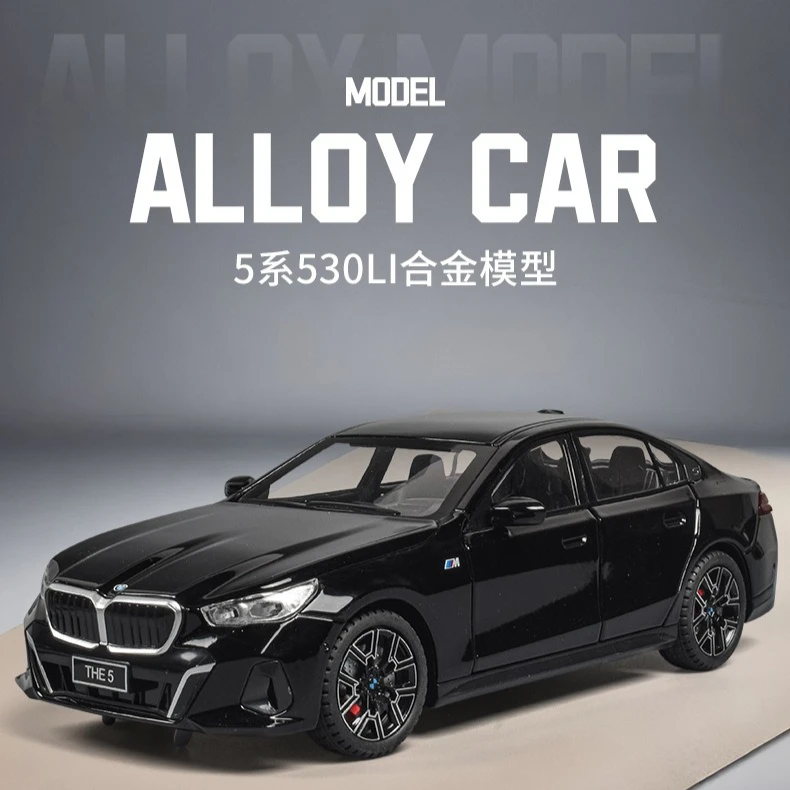 

1:24 5 Series Alloy Model Pull Back Sound and Light Toy Simulation Car Children's Gift Diecast Alloy Car Model Collectible