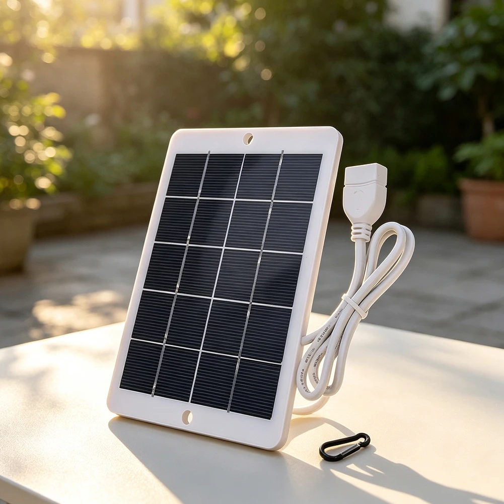Thin 6mm For 3W Solar Charger USB Compatible for For mobile Phones Power Banks Monocrystalline 16x12cm Indoor Outdoor Use