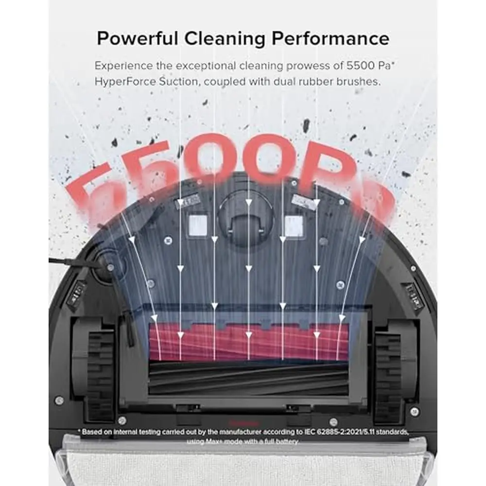 5500Pa Max Suction Self-Emptying Robot Vacuum and Mop Precise Navigation Q5 Pro