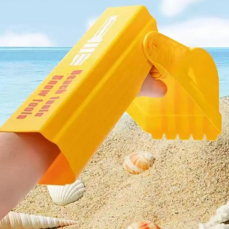 Excavator Toy Beach Sandbox Toys Kids Beach Hand Sand Excavator Large Sand Digging Arm Beach Digger Toy For Sand Soil Snow