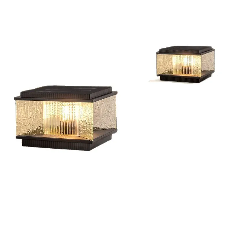 

Solar Garden Light Villa Gate Column Light Wall Column Light Simple Modern Outdoor Waterproof Column Light