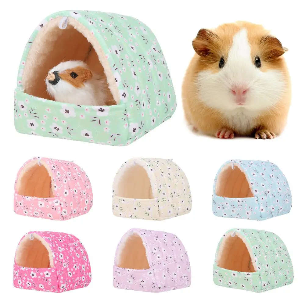 Winter Soft Hamster House Mini Animal Rabbit Squirrel Hammock Nest Guinea Pig Rat Mice Warm Sleeping Bed Pets Supplies