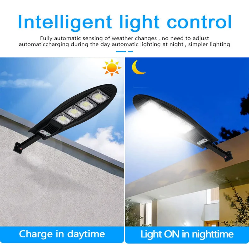 Solar Street Light With Motion Detector Outdoor Sun Lamp  Super Bright Remote Garage Wall Light Sunlight Solar Garden Lighting - Image 3
