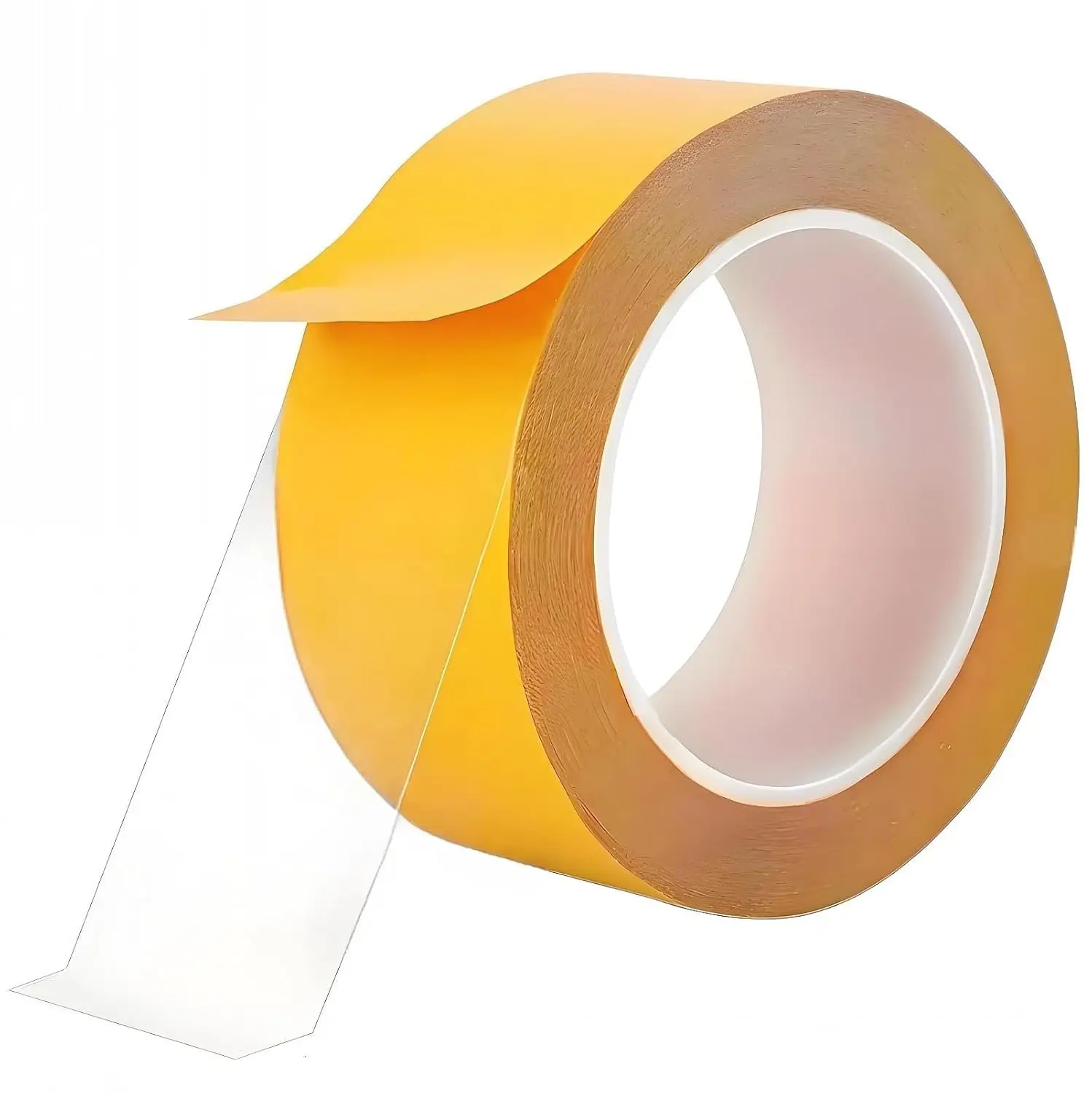 

Double Sided Tape Heavy Duty 2 Inch x 50 Feet, Ultra Thin Clear Strong Stick Mounting Adhesive for Arts Crafts Carpet Fix