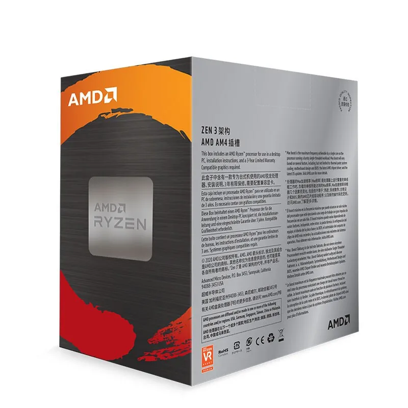 Für AMD Ryzen 7 5800X Prozessor (r7) 8-adrig 16 Threads 3,8 GHz AM4 (loser Chip)