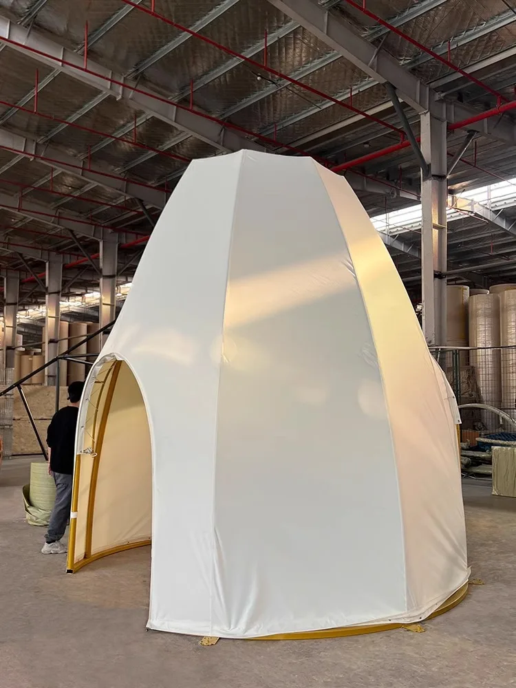 Egg-shaped Bullet Tent Cute Children's Tent  Wind-resistant Polygonal Canvas  Beach Scenic Hotel Cabin Luxury Glamping Kids Tipi