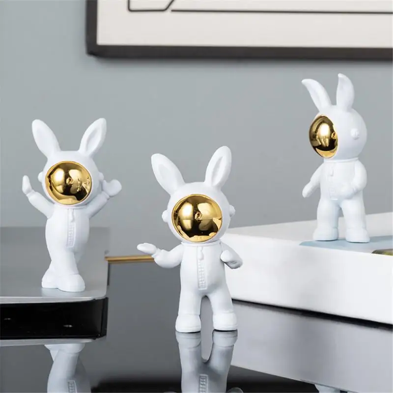 Bunny Ornaments Bunny Exquisite And Compact Home Decorations Space Doll Ornaments Astronaut Cute Cartoon Living Room Knickknacks