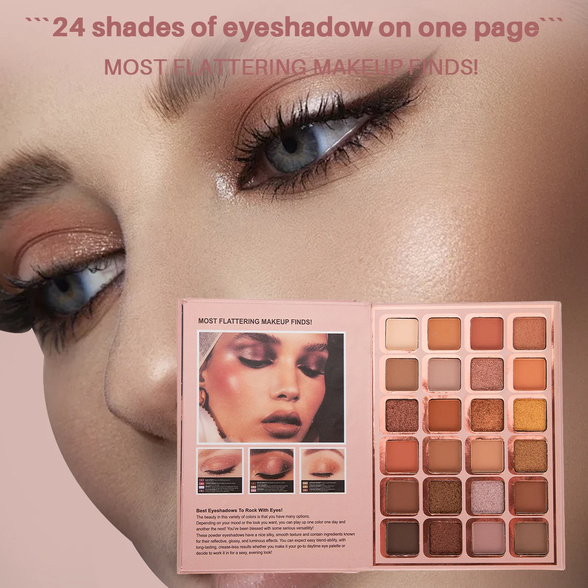 78色 3-5層アイシャドウパレット シマーアイシャドウ フェイシャルコントゥア ハイライト アイメイク ファッションコスメキット デイリーパーティー用