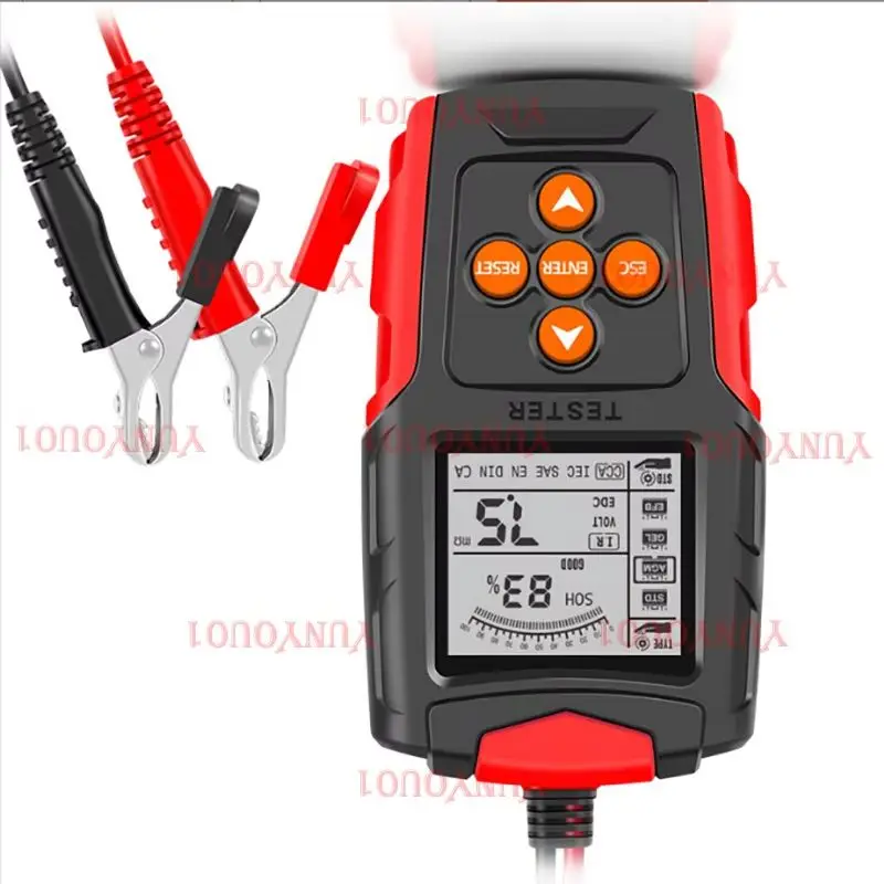 

12V/24V Battery Tester Digital Display Auto Battery Analyzer Internal Resistance Meter for Truck Universal Car Diagnostic Tool