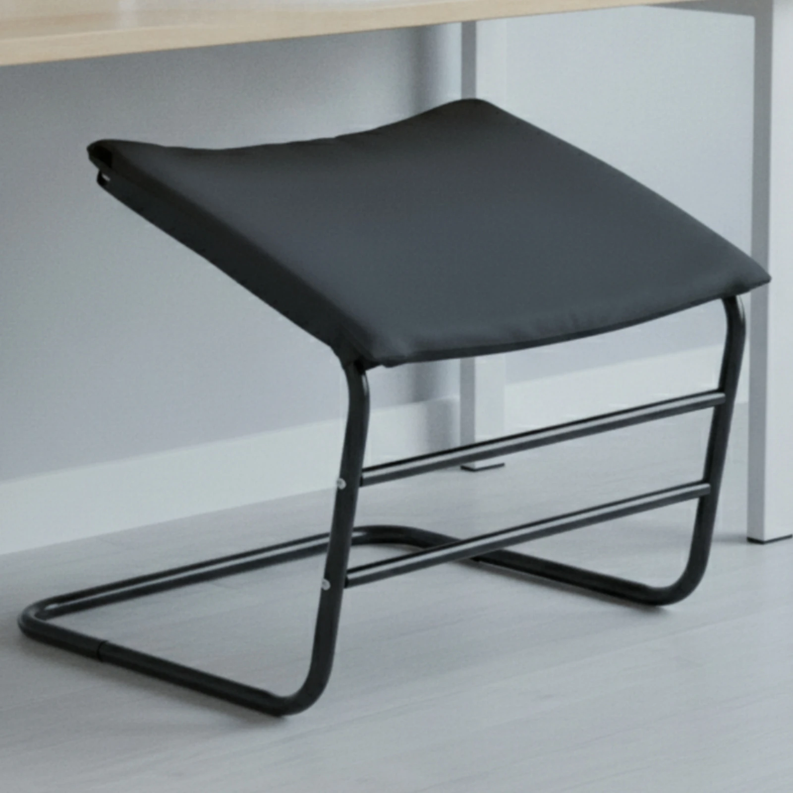 Footstool Compact Padded Footrest Footstool with Cushion Sturdy Small Foot Stool Soft for Under Desk, Home Office