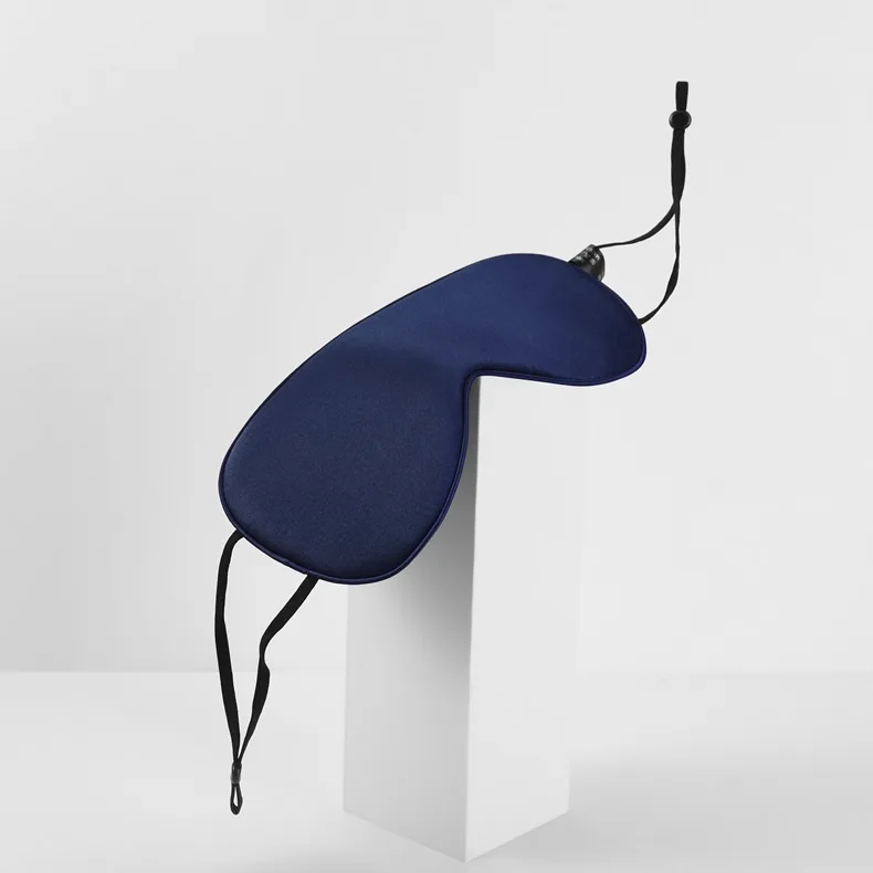 Dubbelzijdig slaapmasker van 100% moerbeizijde, ademend & lichtwerend. Voor mannen/vrouwen, op kantoor, studenten, reizen en ontspanning.