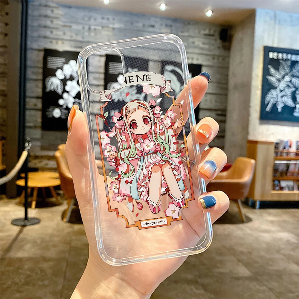 Toilet-bound Hanako-kun Anime Transparent phone case for iPhone 15 14 11 12 13 mini pro XS MAX 8 7 6 6S Plus X SE XR