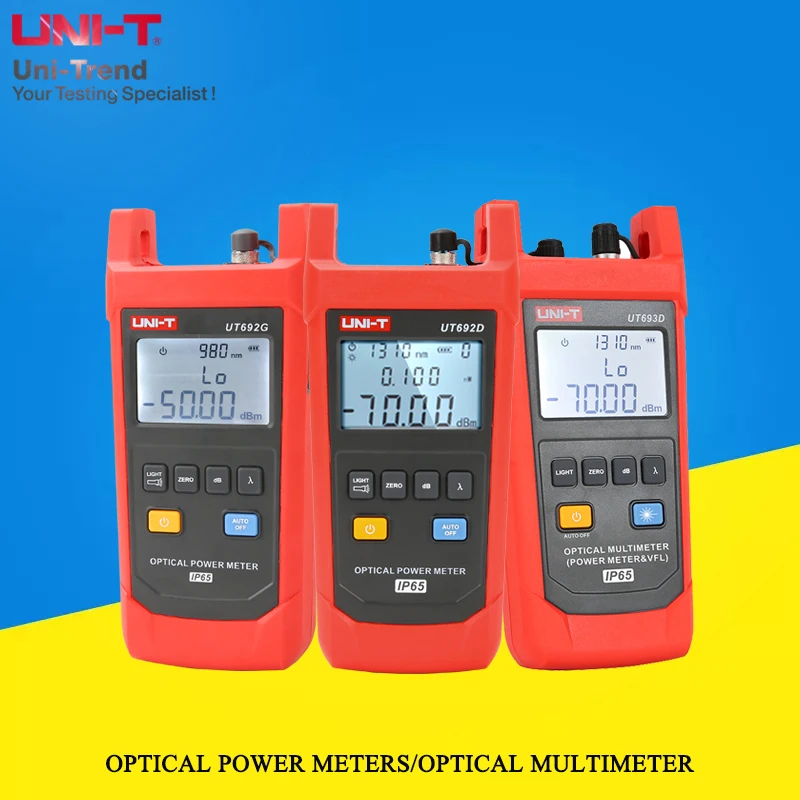 UNI-T UT692/693 Series IP65 Dustproof and Waterproof Photoelectric Power Meter / Photoelectric Multimeter (Power Meter and VFL)