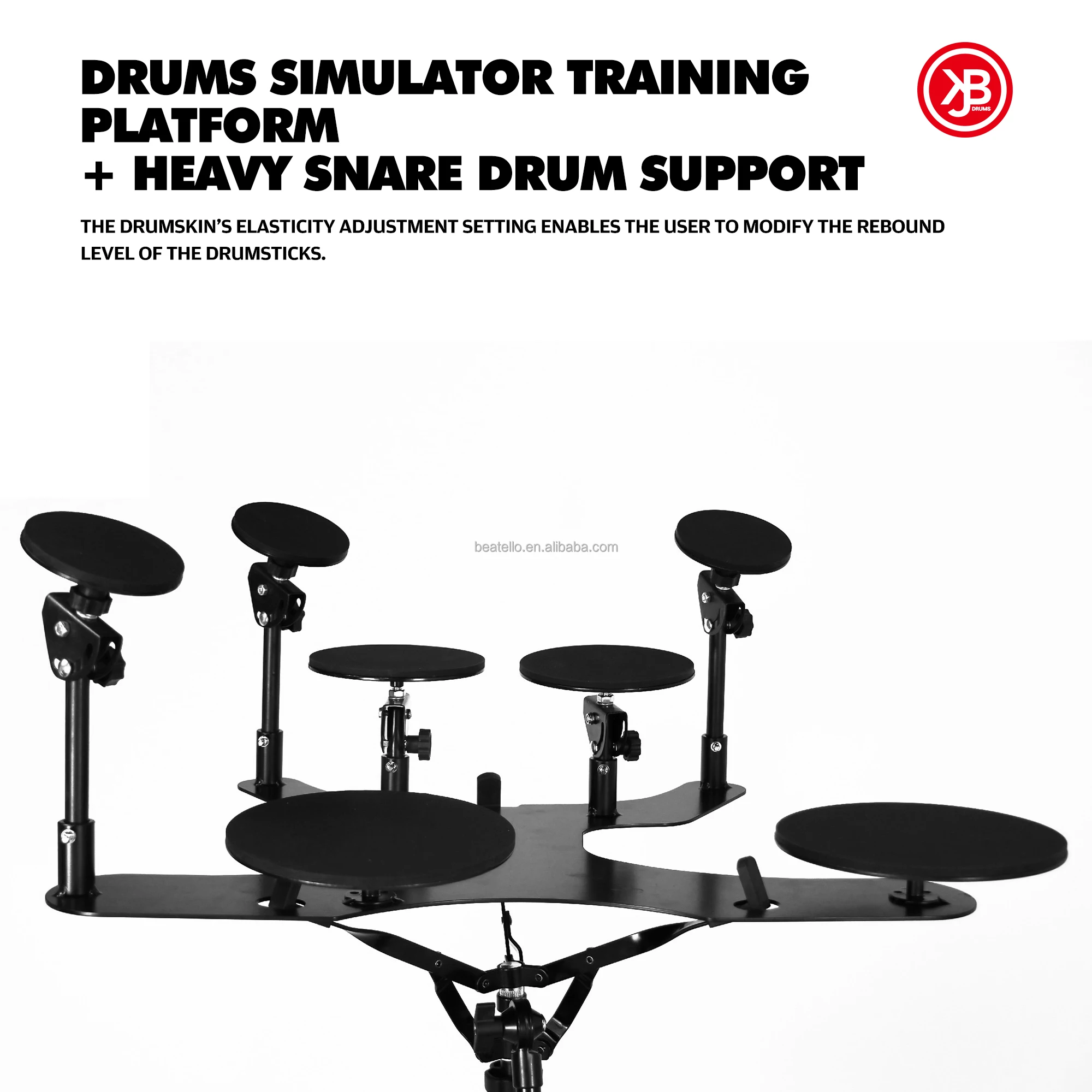 

Digital Electronic Drum Set 5 Drums 3 Cymbals Mesh Head Electric Drum Kit For Kids Beginners Practice Training