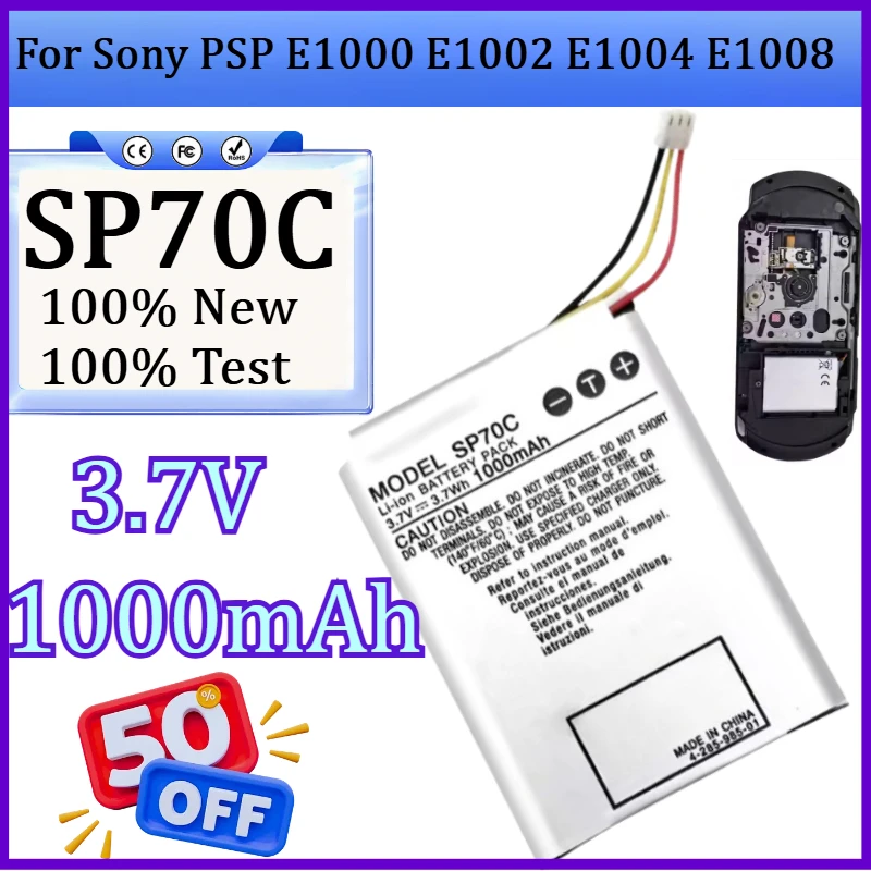 

Новый аккумулятор SP70C для беспроводной гарнитуры Sony PSP E1000 E1002 E1004 E1008 Pulse 7.1 PSPE1000 PSPE1002 PSPE1004 PSPE1008