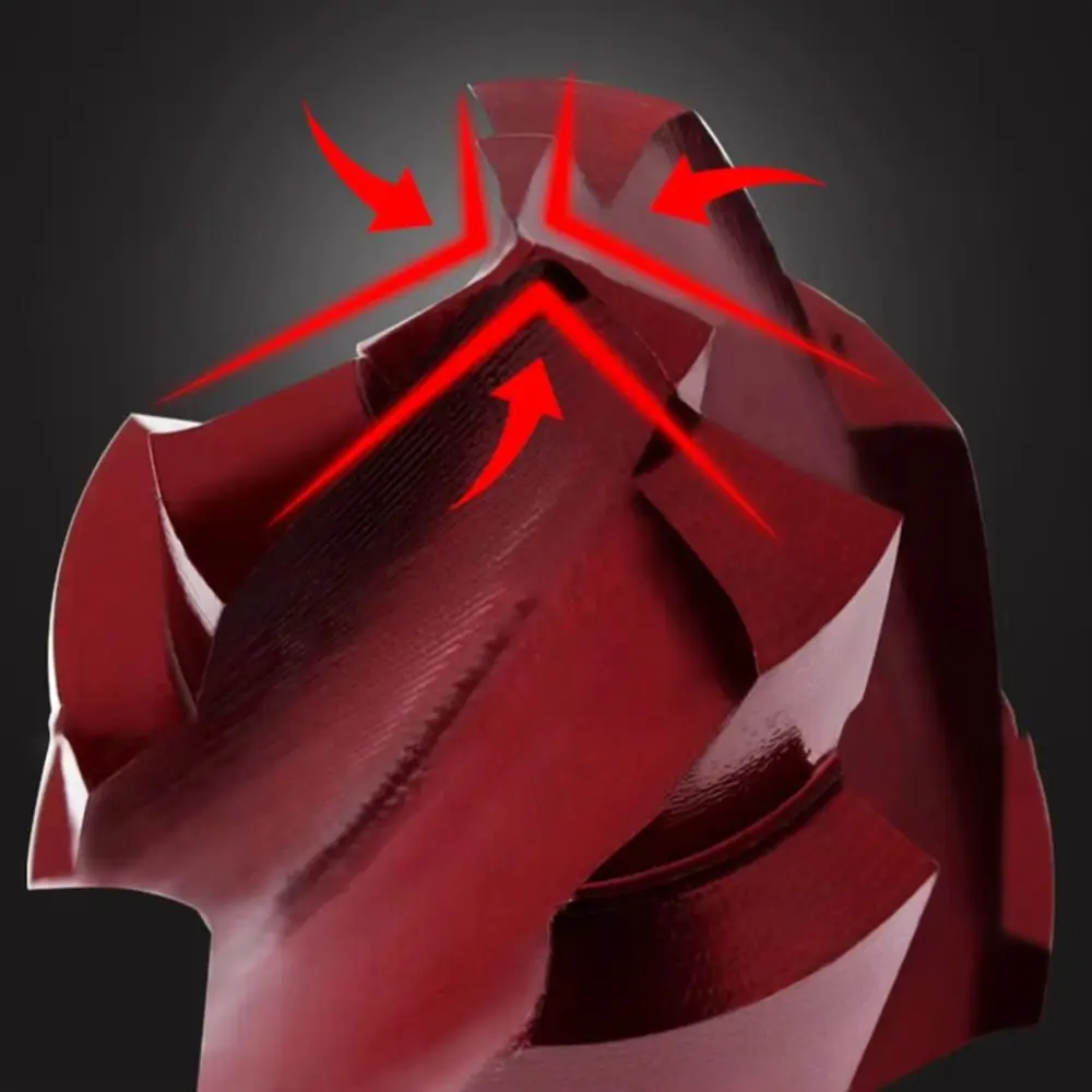 Punta da trapano a gradini di sollevamento PPR Acciaio ad alta velocità Alesatura Foratura Punta da trapano con codolo esagonale Resistente all'usura Durevole