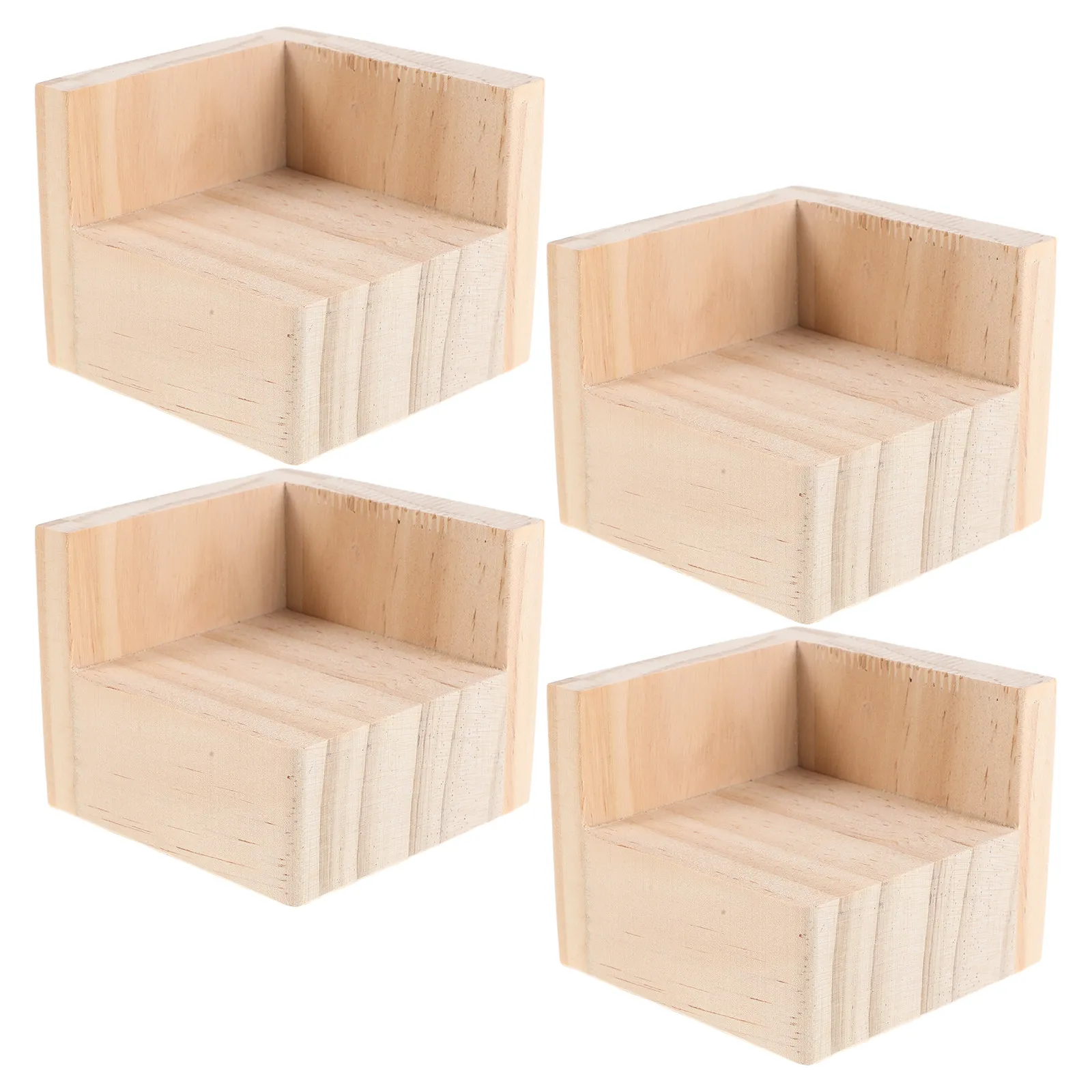4Pcs Baby Crib Leg Risers Wood Furniture Legs Solid Wood Bed Frame Support Toddlers Raiser Bedside Table Sofa Coffee Table view 5