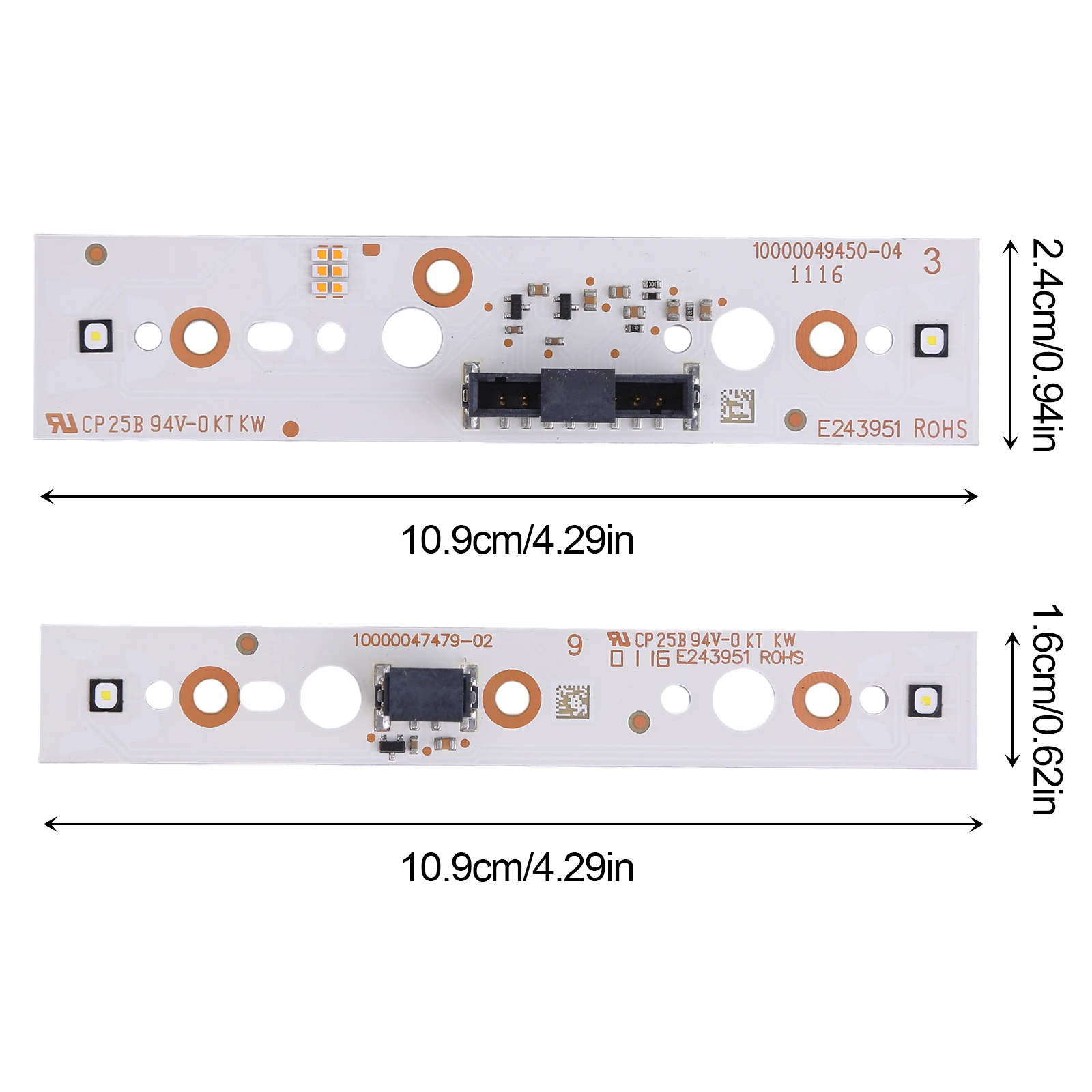 

2Pcs LED Boards Headlight DRL Turn Signal Right Chips Compatible for Q7 2017-2019 Replaces 10000047480-04 10000049450-04 4M09417