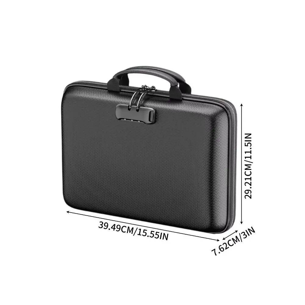 Boîte à documents ignifuge de poche pour accordéon, 13 pochettes, conception extensible étanche, dossier de fichiers en accordéon, coque rigide de grande capacité