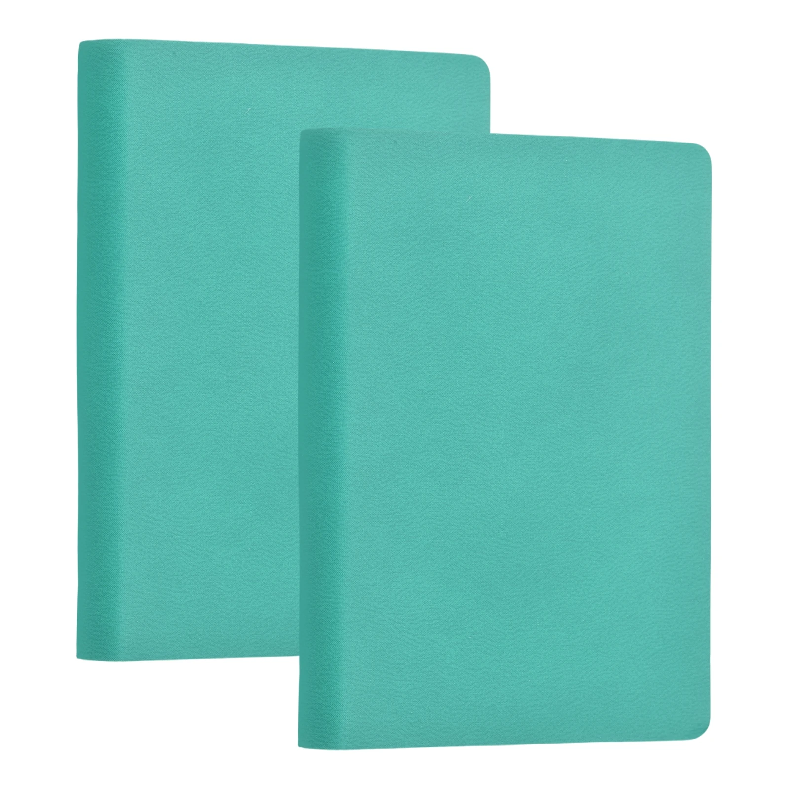 2/4Pcs Leather Pocket Notebook A7 Hardcover Small Mini Notebooks College Ruled 100 Sheets Journal Paper for Work Notes Study