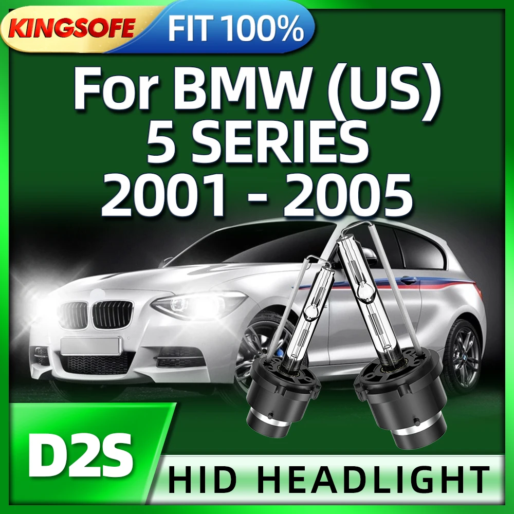 Roadsun D2S Xenon Bulb 12V 35W HID Lamp Car headlight 6000K White Light For BMW (US)  5 SERIES 2001 2002 2003 2004 2005