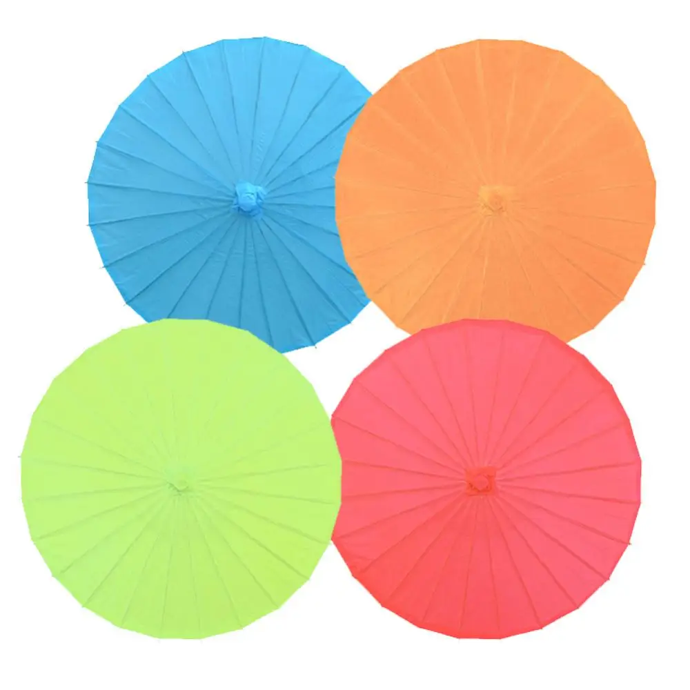 20/30/40cm Blank Paper Umbrella DIY White Chinese Paper umbrella For Baby Shower Wedding Photography Props Oil Paper Umbrellas