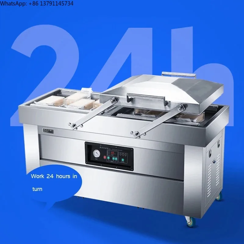 

Vacuum Machine Food Packaging Double-chamber Automatic Evacuation 20L Industrial Pump Double Efficiency
