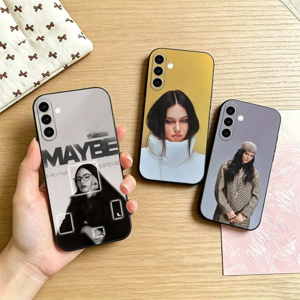 Smoky-voiced singer Sienna Spiro Phone Case For Samsung Galaxy A73,A72,A71,A70,A53,A52,A51,Others Soft Black Cover